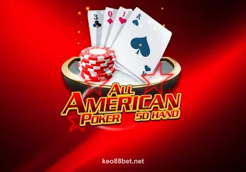Hình ảnh trò chơi All American Poker 50 Hand tại tỷ lệ keo 88